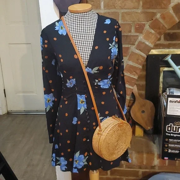 Free People dress Small Navy blue - Picture 2 of 4